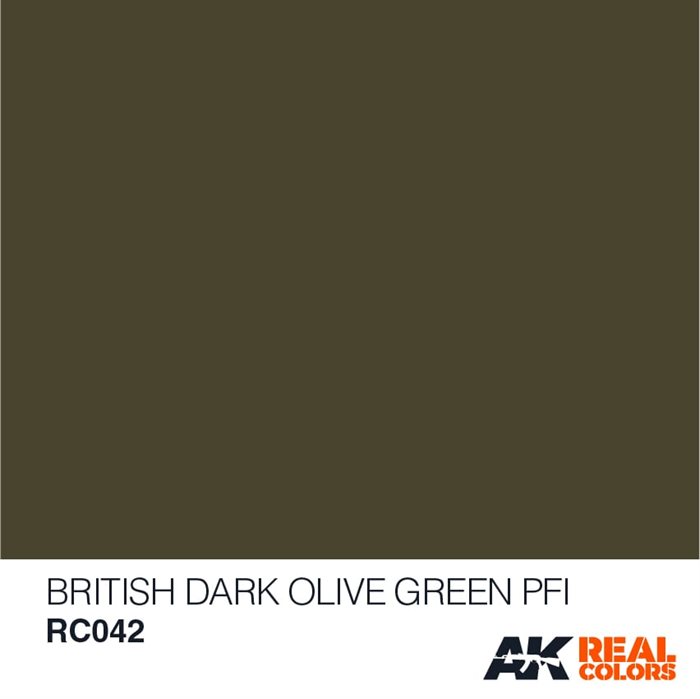 AKRC042 Britisk mørk oliven grøn PFI, 10 ML
