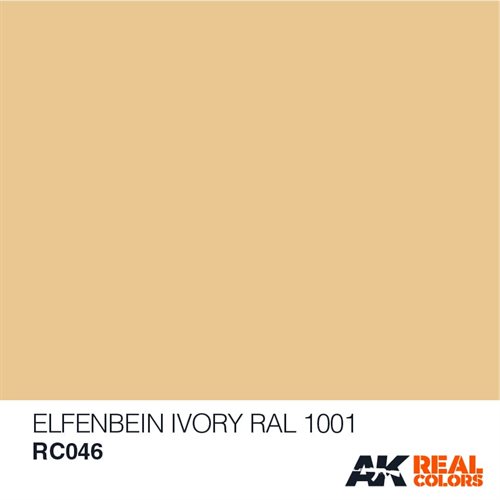 AKRC046 Elfenben RAL 1001 (Interiør farve), 10 ML