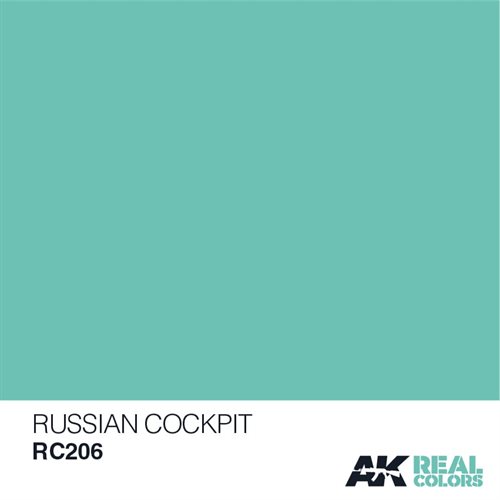 AKRC206 Russisk cockpit turkis, 10ML