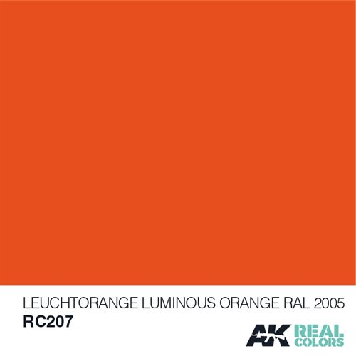 AKRC207 Lysende orange RAL 2005 10ML
