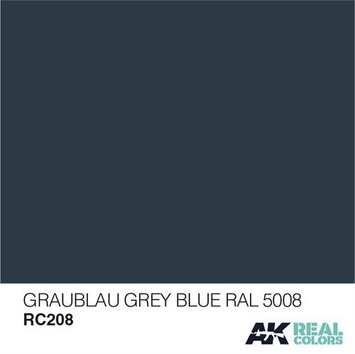AKRC208 GRAUBLAU-GREY BLUE RAL 5008, 10 ML