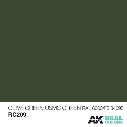 AKRC209 Olivengrøn/USMC grøn RAL 6003/FS34095, 10ML