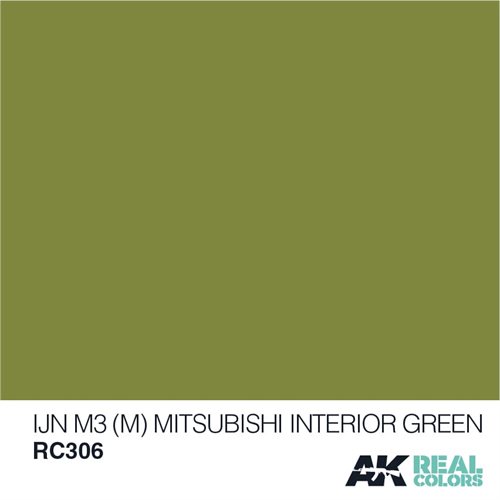 AKRC306 IJN M3 (M) Mitsubishi interiør grøn 10ML