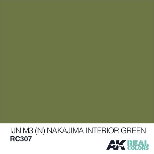 AKRC307 IJN M3 (N) NAKAJIMA interiør grøn 10ML