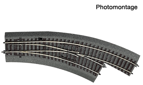 Roco 42561 Buet sporkifte, højre BWr2/3, H0