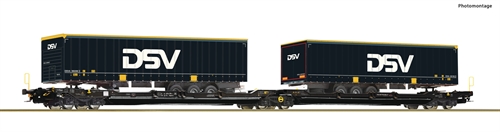 Roco 6600034 Ledvogn med dobbeltlomme T3000e, TX Logistik, ep VI, KOMMENDE NYHED 2024