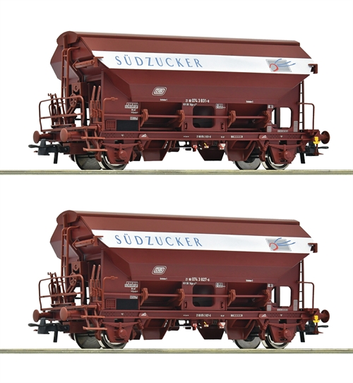 Roco 6600124  2-delt sæt: Vogne med drejetag, DB