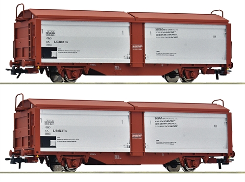 Roco 6600257 2 delt. Sæt: Soltag/Glidevæg Trolley, SJ KOMMENDE NYHED 2026