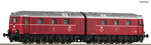 Roco 70116 Dieselelektrische Doppellokomotive 288 002-9, DB, DC, ep IV, H0 KOMMENDE NYHED 2023