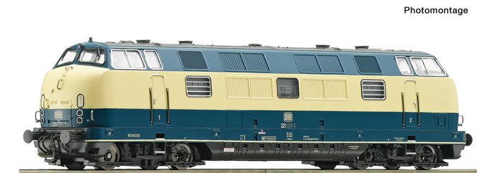 Roco 71089 Diesellokomotiv 221 124-1, DB, DC, ep IV