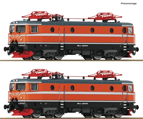 Roco 7510048 2-delt sæt: El-lokomotiver Rm, SJ DC, ep V, KOMMENDE NYHED 2024