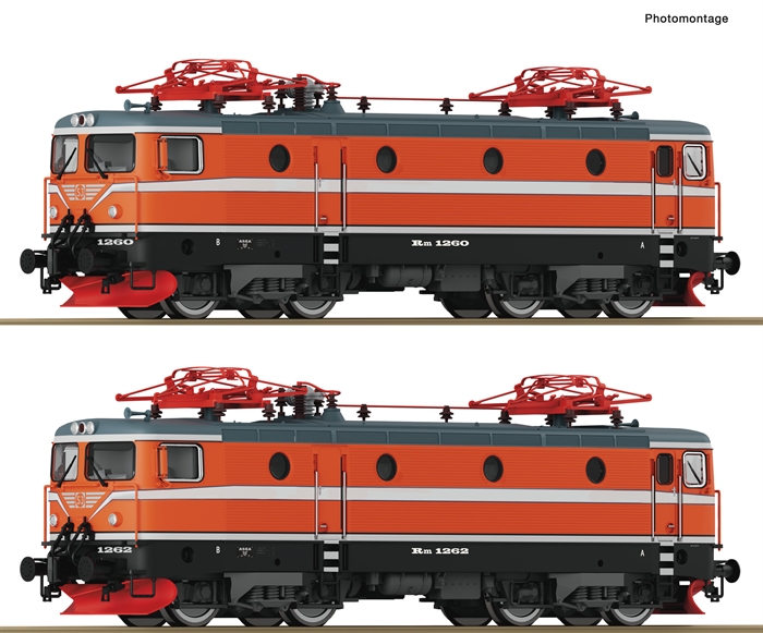 Roco 7520048 2-delt sæt: El-lokomotiver Rm, SJ AC, ep V, KOMMENDE NYHED 2024
