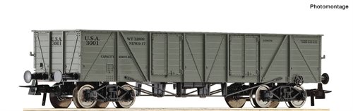 Roco 76318 Højsidet godsvogn, USATC, ep II-III, H0 