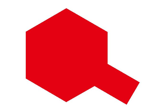 Tamiya 85086 Spray 100ml. TS86 Ren rød