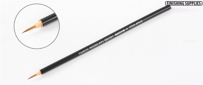 Tamiya 87018 Højkvalitets spids pensel Med - DC718