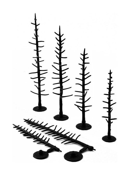 Woodland Scenics TR 1124 Lav selv træer, 6,35 - 10,1 cm