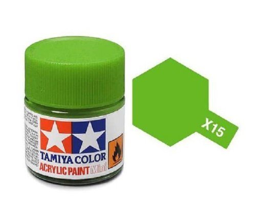 Tamiya 81515 Akryl maling, X-15, Light green, 10 ml