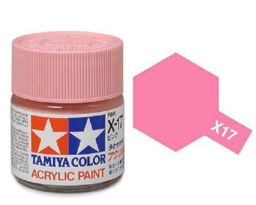Tamiya 81517 Akryl maling, X-17, Pink, 10 ml