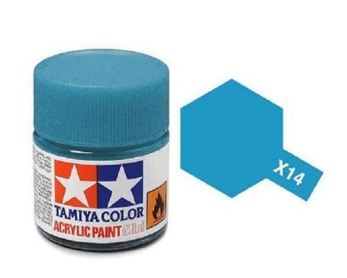 Tamiya 81514 Akryl maling, X-14, Sky blue, 10 ml