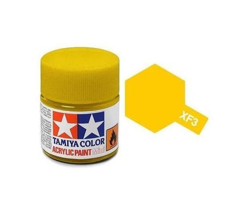 Tamiya 81703 Akryl maling, XF03, Flat Yellow, 10 ml