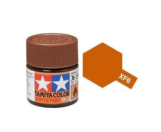 Tamiya 81706 Akryl maling, XF06, kobber, 10 ml