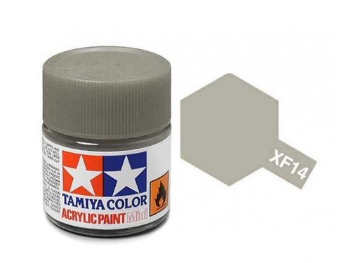 Tamiya 81714 Akryl maling, XF14, J. A. grey, 10 ml