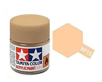 Tamiya 81715 Akryl maling, XF15, Mat hudfarve, 10 ml