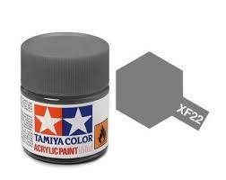 Tamiya 81722 Akryl maling, XF22, RLM grey, 10 ml