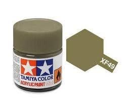 Tamiya 81749 Akryl maling, XF49, Khaki, 10 ml