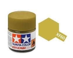 Tamiya 81760 Akryl maling, XF60, Mørk gul, 10 ml