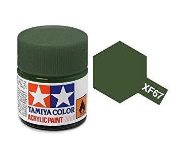 Tamiya 81767 Akryl maling, XF67, NATO grøn, 10 ml