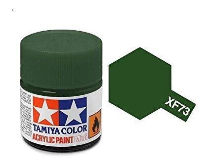 Tamiya 81773 Akryl maling, XF73, Mørk grøn (JGSDF), 10 ml