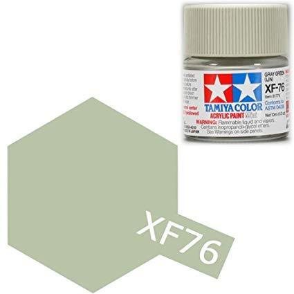 Tamiya 81776 Akryl maling, XF76, Grå grøn (IJN), 10 ml
