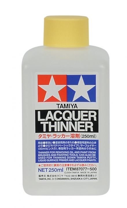 Tamiya 87077 Lacquer Thinner, 250 ml