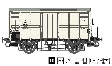 Dekas DK-872111 DSB IV 20231, Lastpåskrifter, stjernehjul, ca 1948-1952
