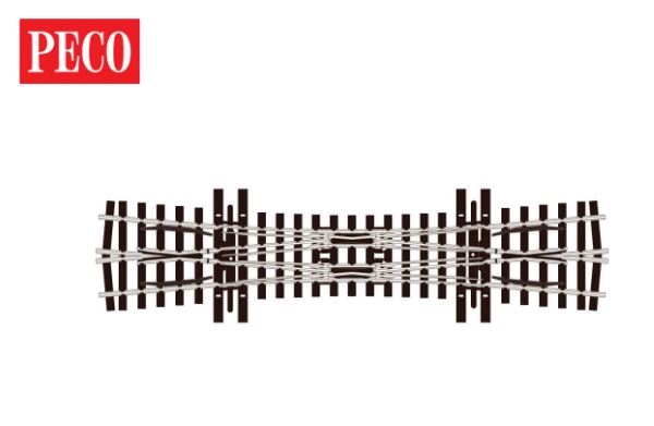 Peco SL-e1490 Dobbelt kryds, H0m, code 75