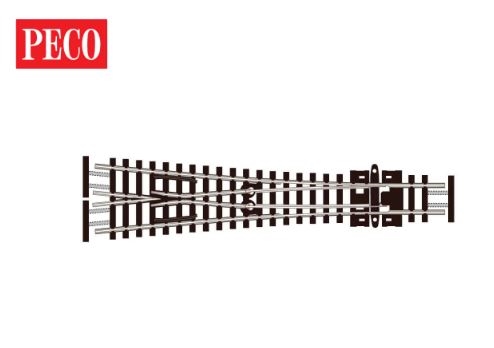 Peco sl-e397F Y sporskifte, medium radius Electrofrog, Code 55, Spor N