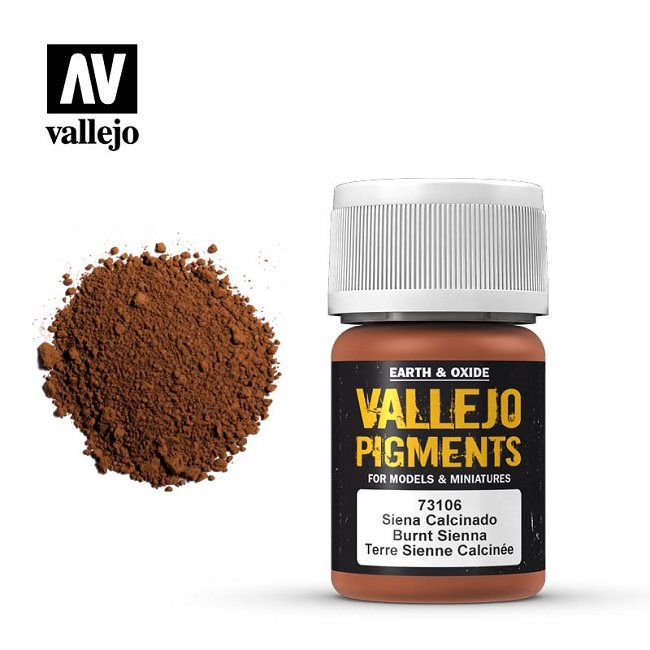 Vallejo 73106 Brændt sienna pulver