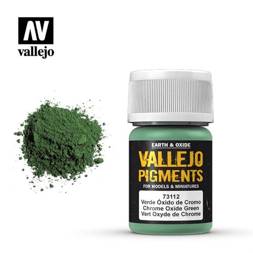 Vallejo 73112 Kromoxid grøn pulver