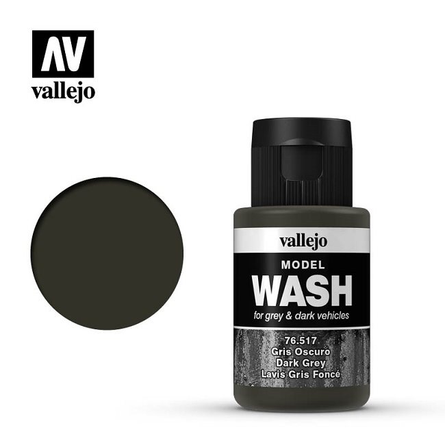 Vallejo 76517 Mørk grå vask 35ml