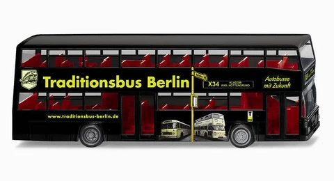 Wiking 7310846 D 89 dobbeltdækker bus, H0