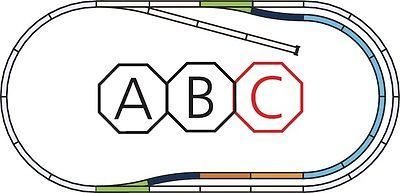 Piko 55320 A-skinnesæt C, H0 