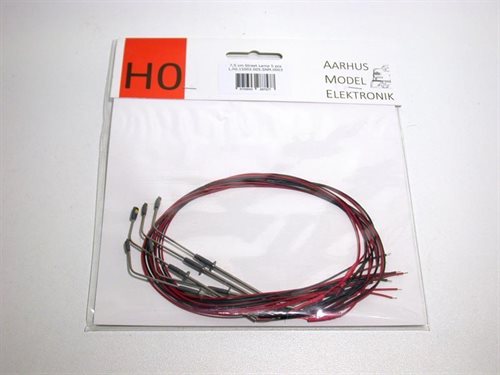 Aarhus Model Elektronik 0003 7,5 cm gadelampe, 5 stk pakke, H0