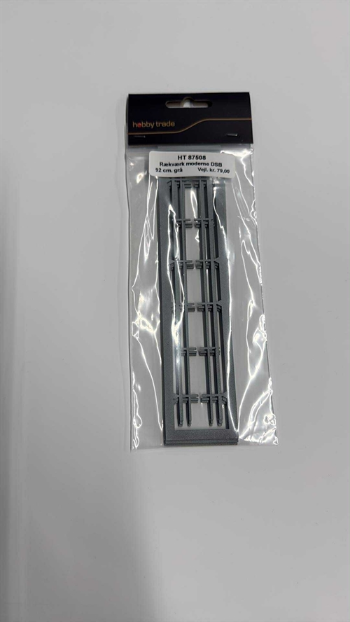 Hobbytrade 87508 Rækværk, Moderne, DSB, 92 cm, grå, H0
