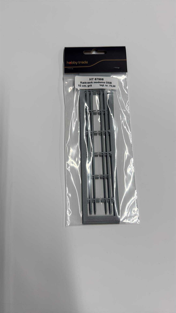 Hobbytrade 87508 Rækværk, Moderne, DSB, 92 cm, grå, H0