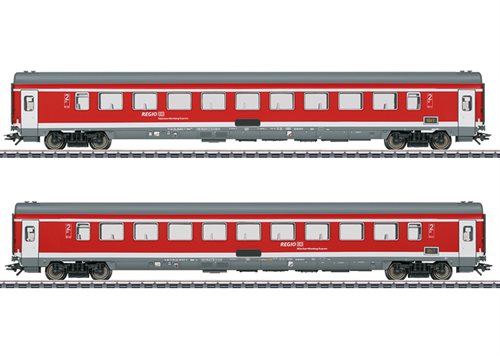 Märklin 42989 Personvognssæt bestående af 2 passagervogne  Bpmz 295.4 2. Klasse „München-Nürnberg-Express“