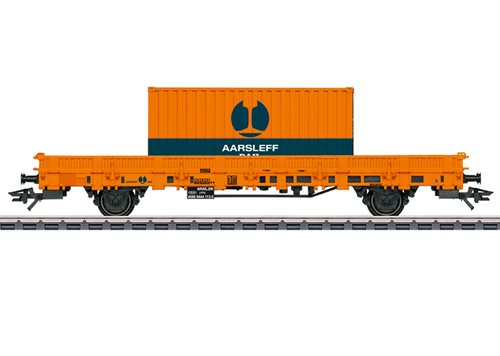 Märklin 46933 2 Akslet lavsidet godsvogn Litra Kls, Aarsleff Rail A/S, ep VI