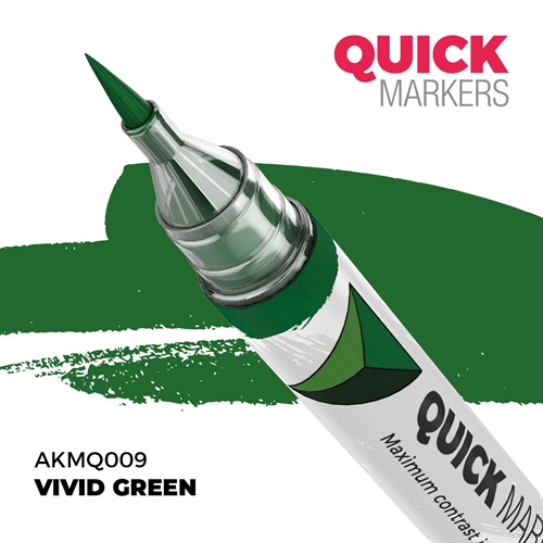 AKMQ009 Vivid Green - Quick Marker