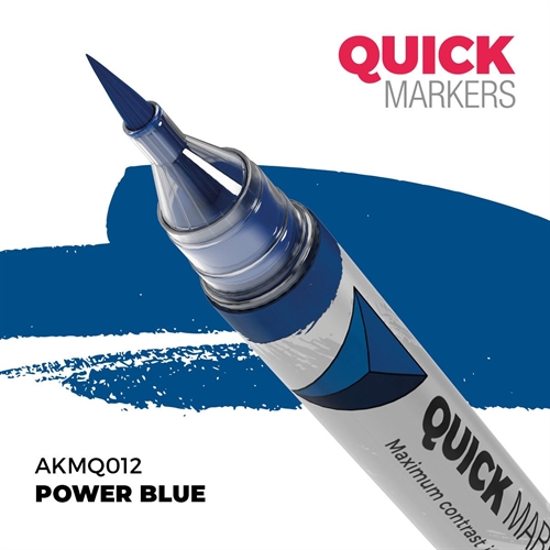 AKMQ012 Power Blue - Quick Marker