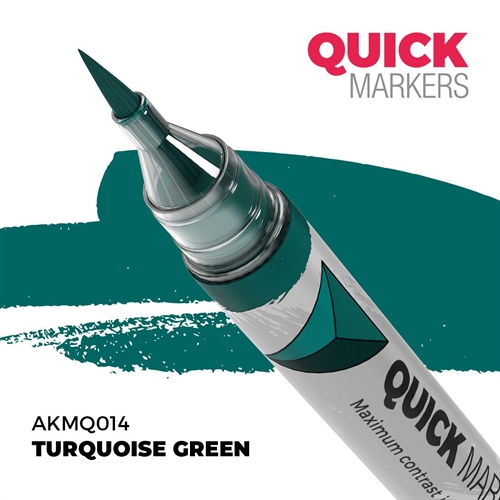 AKMQ014 Turquoise Green - Quick Marker